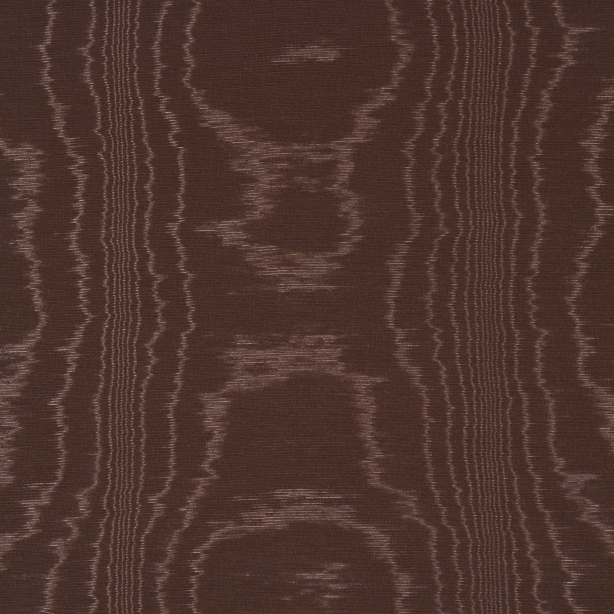 Washington Moiré fabric in brown color - pattern number 87106 - by Schumacher in the Mark D. Sikes collection