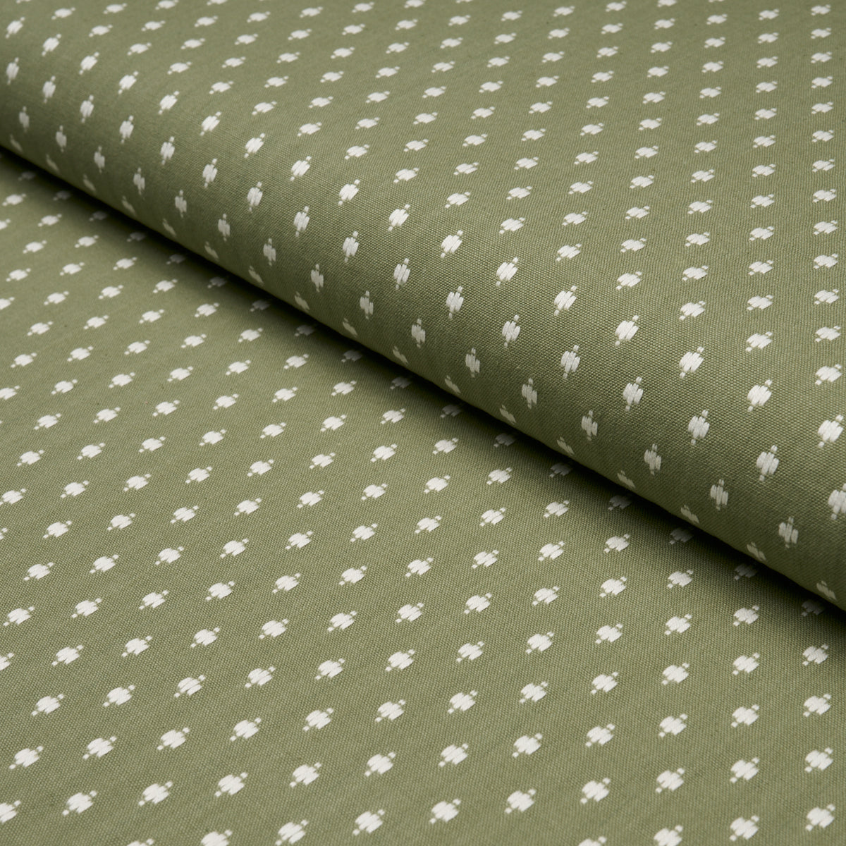 Barlow fabric in Moss color - pattern number 87210 - by Schumacher in the Woven Essentials collection