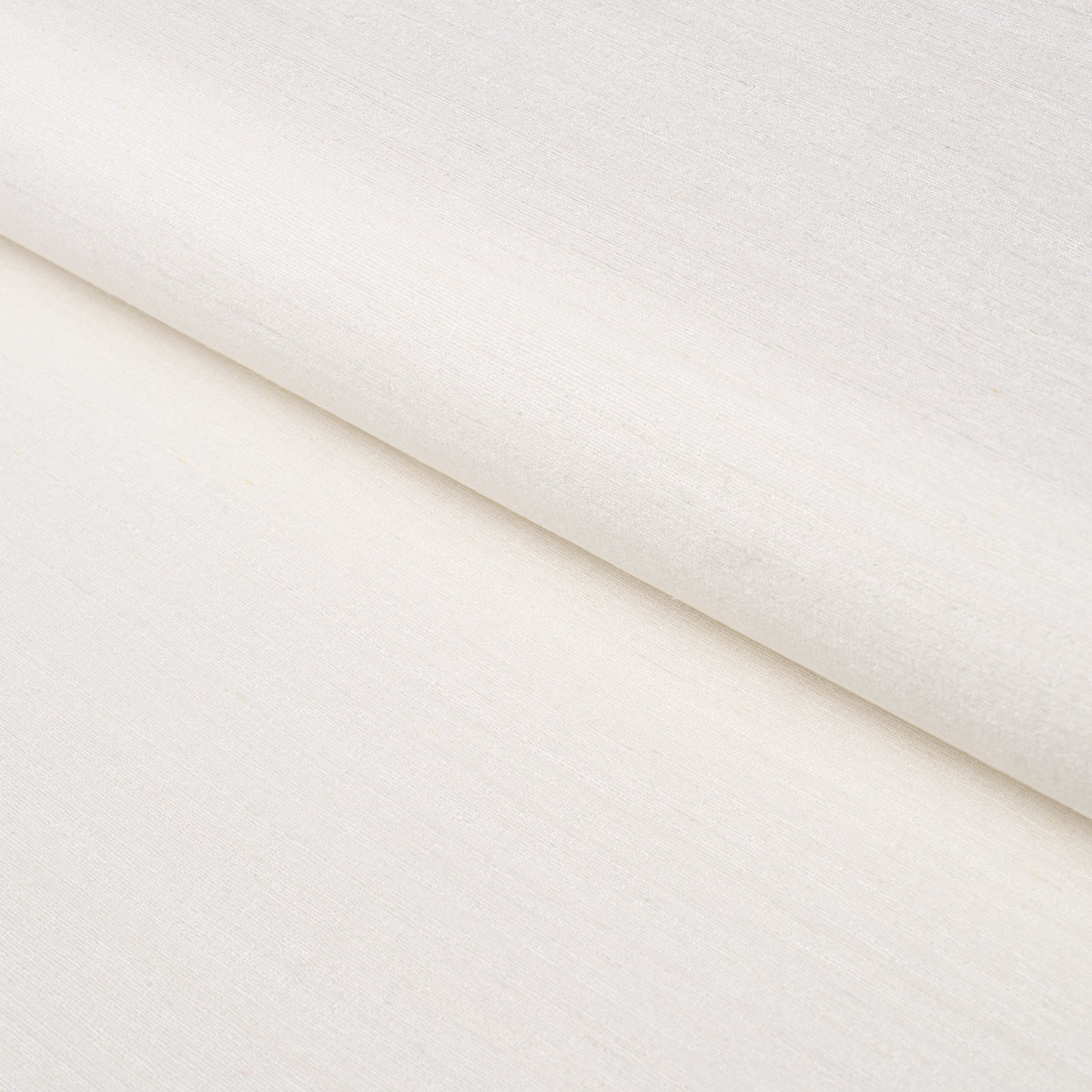 Masara Handwoven Silk fabric in White color - pattern number 87220 - by Schumacher in the Perfect Basics: Silks collection
