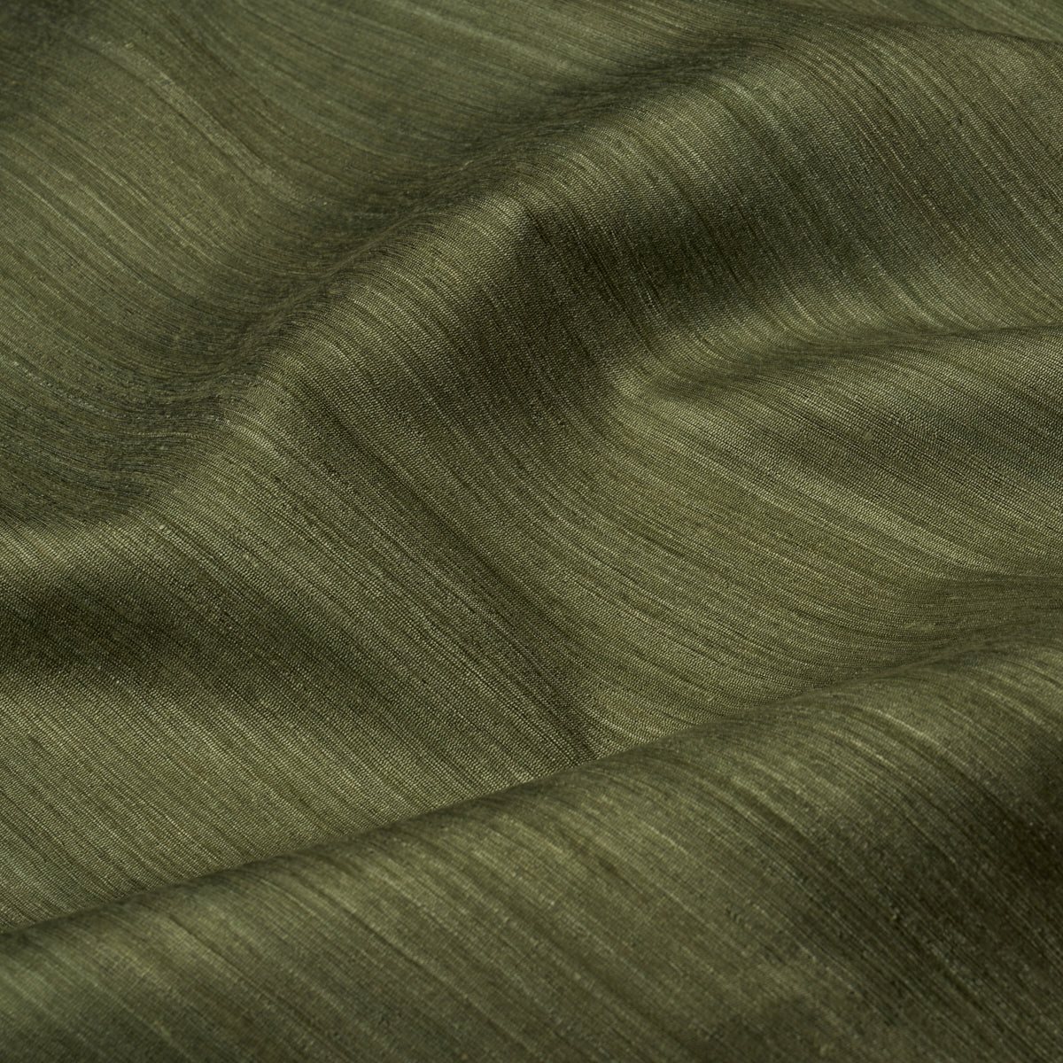 Masara Handwoven Silk fabric in Herb color - pattern number 87227 - by Schumacher in the Perfect Basics: Silks collection