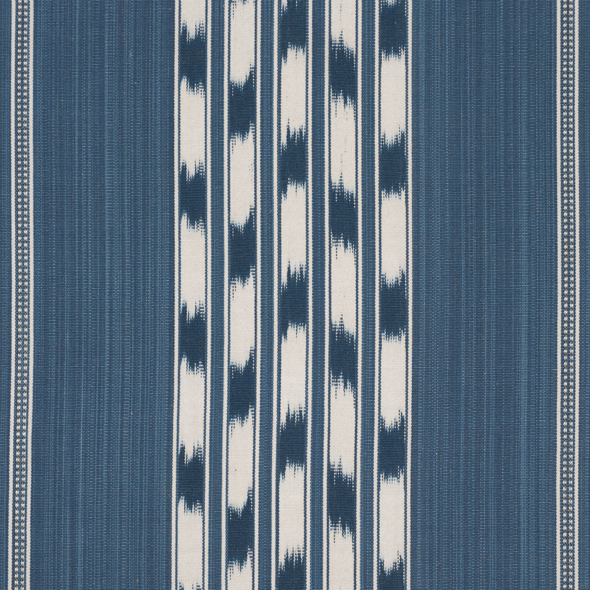 Deja Stripe fabric in Indigo color - pattern number 87241 - by Schumacher in the Bohemia collection
