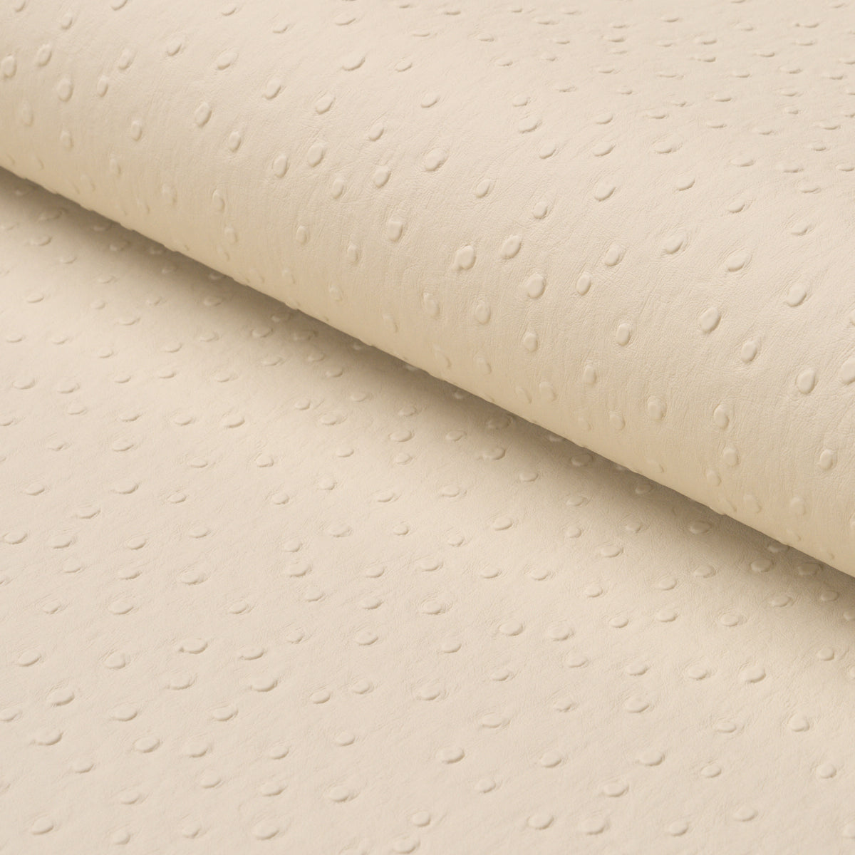 Ostrich Vegan Leather fabric in cream color - pattern number 87281 - by Schumacher in the Perfect Basics: Vegan Leather & Suede collection