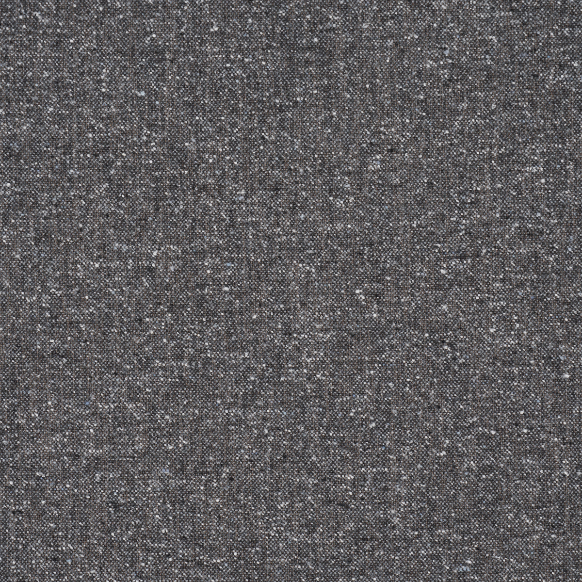 Clarke Donegal Wool Blend fabric in Dark Grey color - pattern number 87314 - by Schumacher in the Patterson Flynn collection