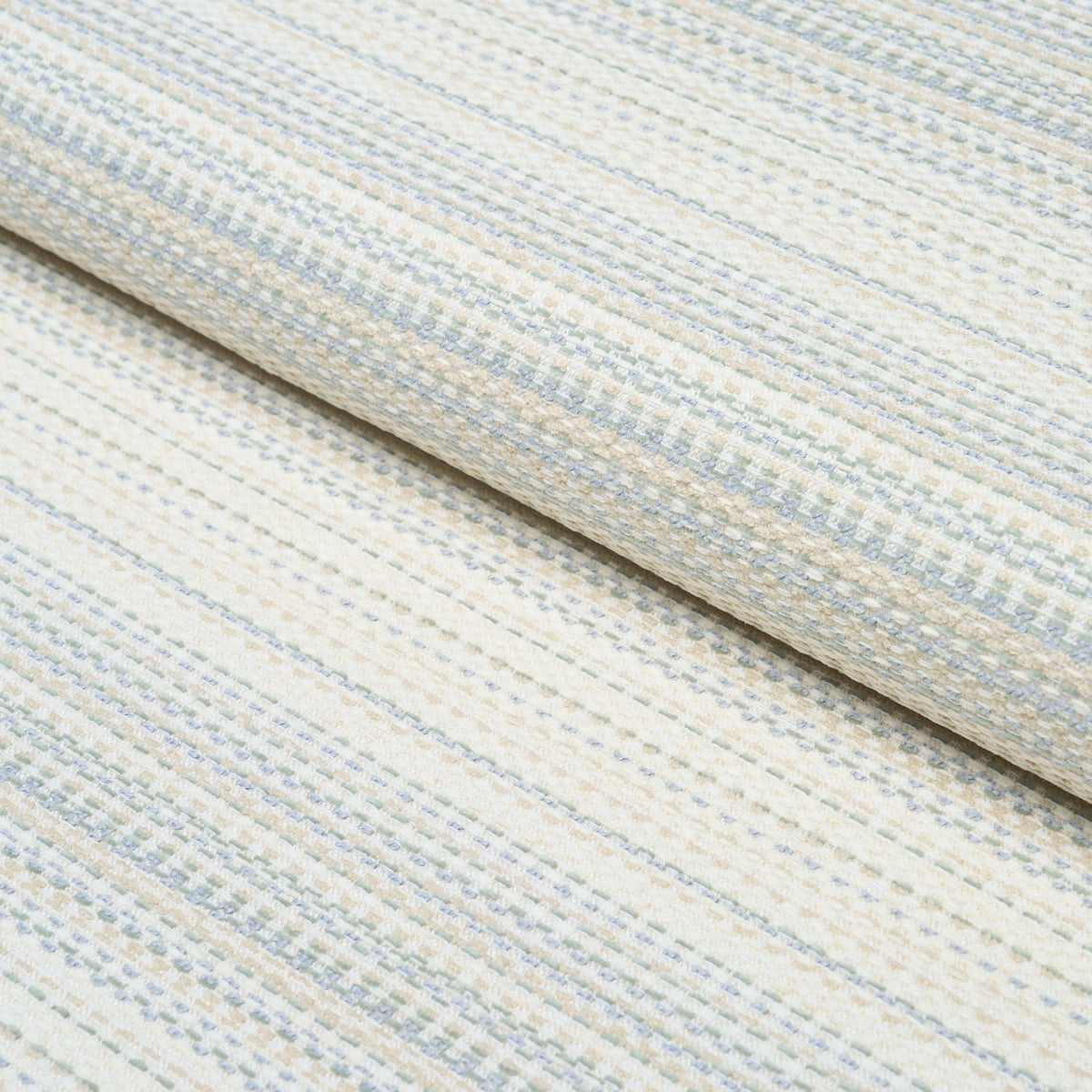 Sabine Performance Stripe fabric in mineral color - pattern number 87640 - by Schumacher in the Schumacher Utility: Wovens collection