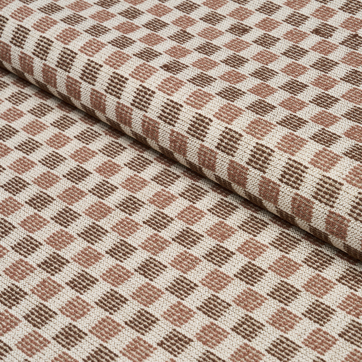 Elara Performance fabric in brown color - pattern number 87672 - by Schumacher in the Schumacher Utility: Wovens collection
