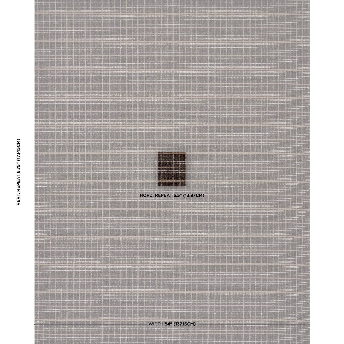 Merrick Performance Plaid fabric in brown color - pattern number 87691 - by Schumacher in the Schumacher Utility: Wovens collection