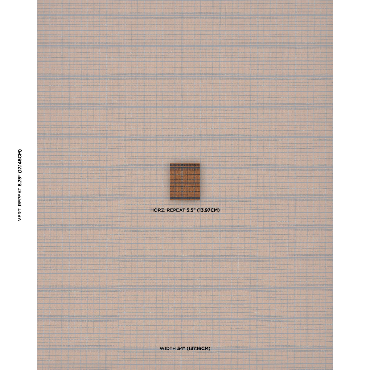 Merrick Performance Plaid fabric in sepia color - pattern number 87692 - by Schumacher in the Schumacher Utility: Wovens collection