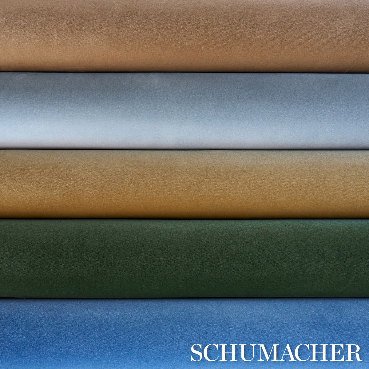 Rocky Performance Velvet fabric in delft color - pattern number 87713 - by Schumacher in the Perfect Basics: Velvet collection