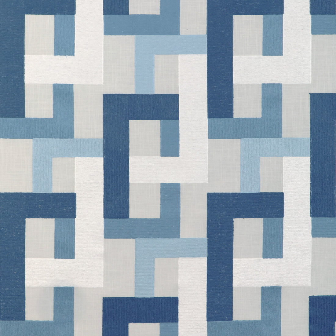 Farnsworth fabric in ocean color - pattern 90009.51.0 - by Kravet Basics in the Mid-Century Modern collection