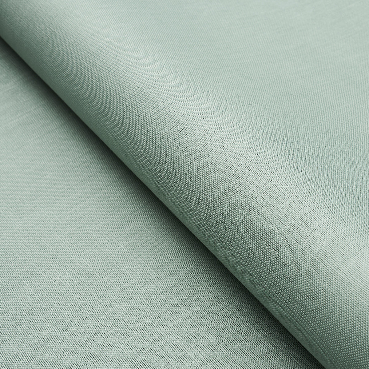 Middleton Linen fabric in green color - pattern number 93226 - by Schumacher in the Perfect Basics: Linen collection