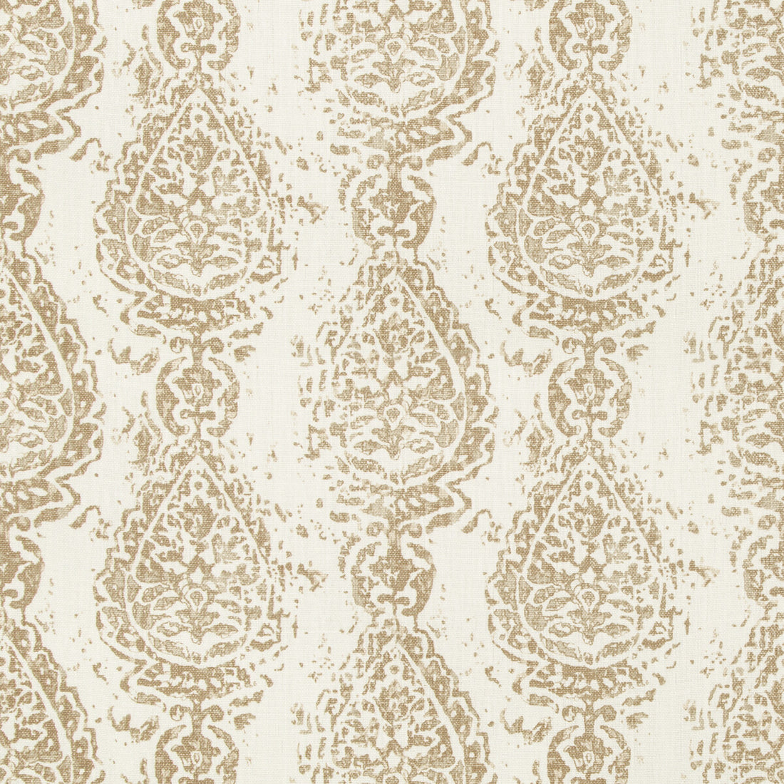 Abbess Paisley fabric in coconut color - pattern ABBESS.16.0 - by Kravet Design in the Barclay Butera Sagamore collection