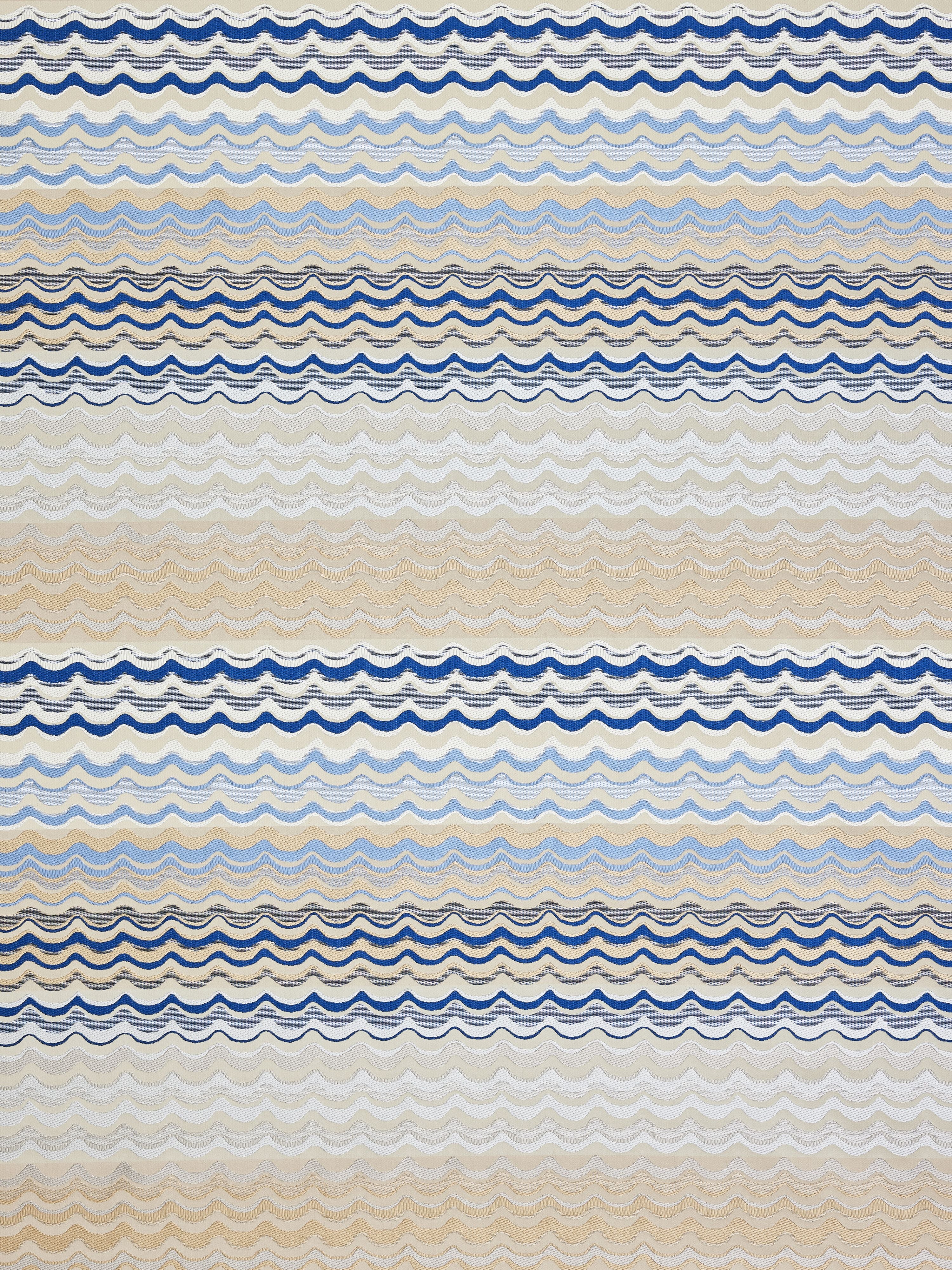 New Wave fabric in sapphire color - pattern number AB 00066512 - by Scalamandre in the Old World Weavers collection