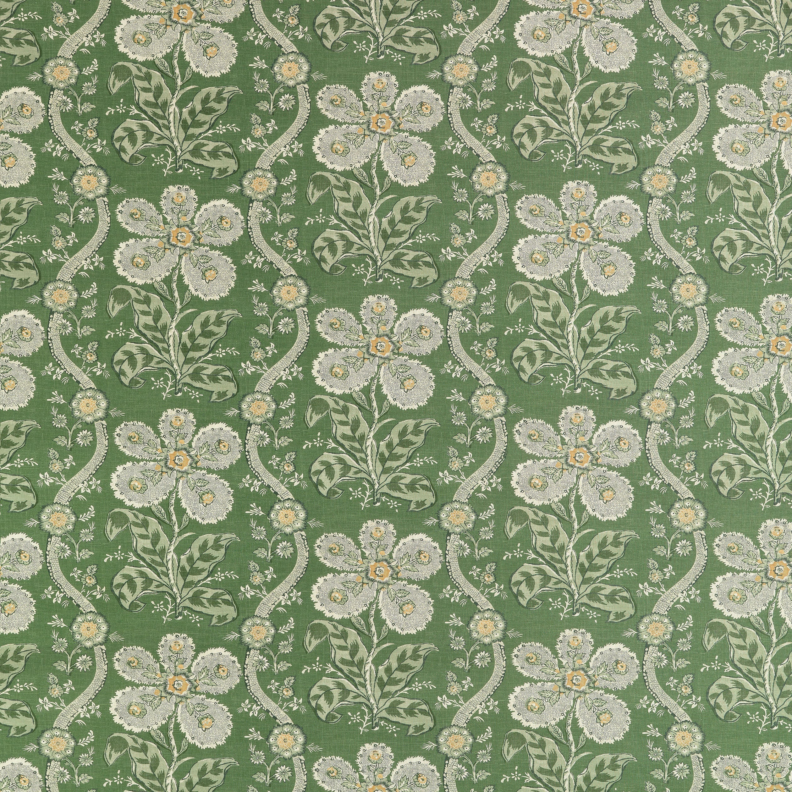 St. Gilles fabric in green color - pattern number AF10719 - by Anna French in the Clermont collection