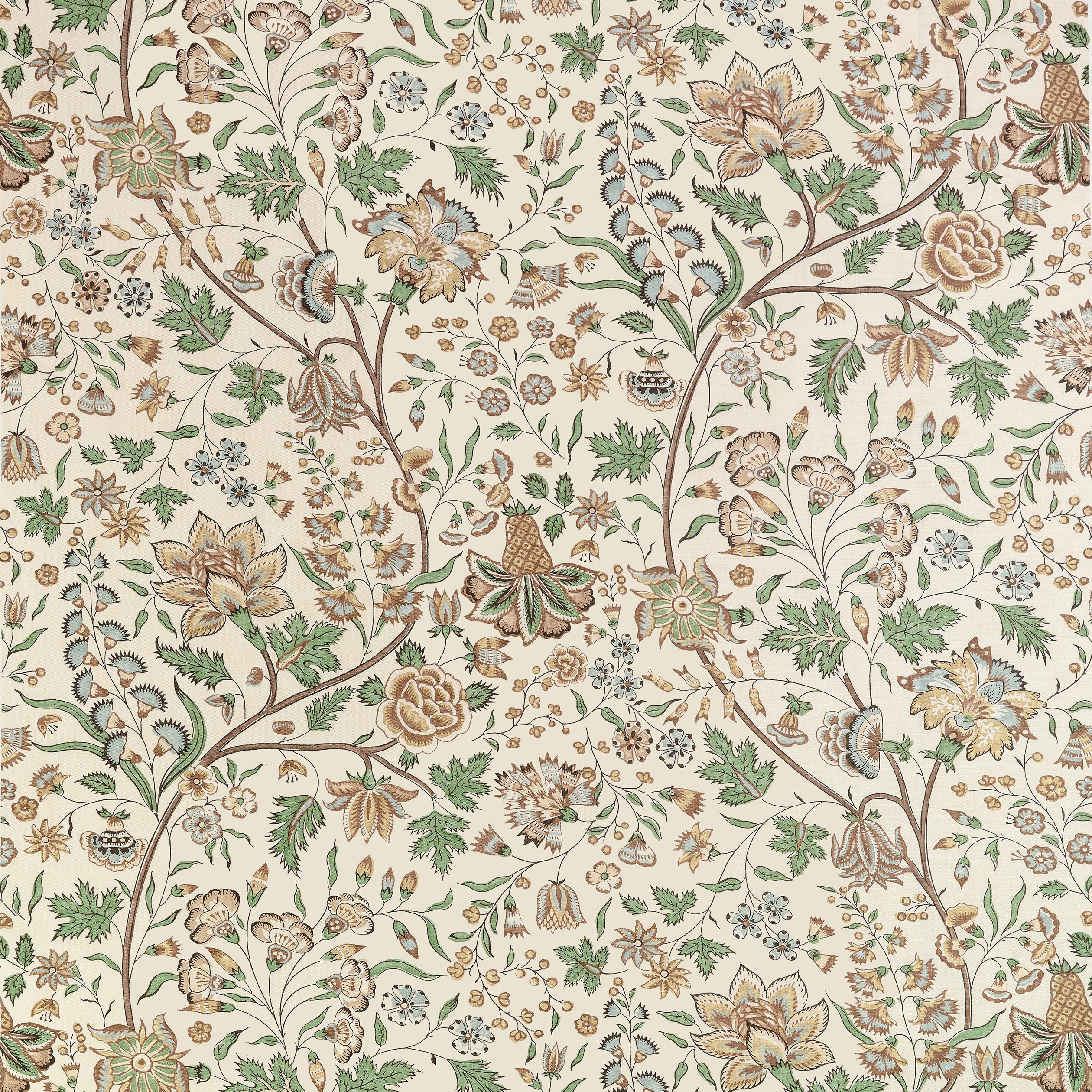 Francois fabric in brown color - pattern number AF10726 - by Anna French in the Clermont collection
