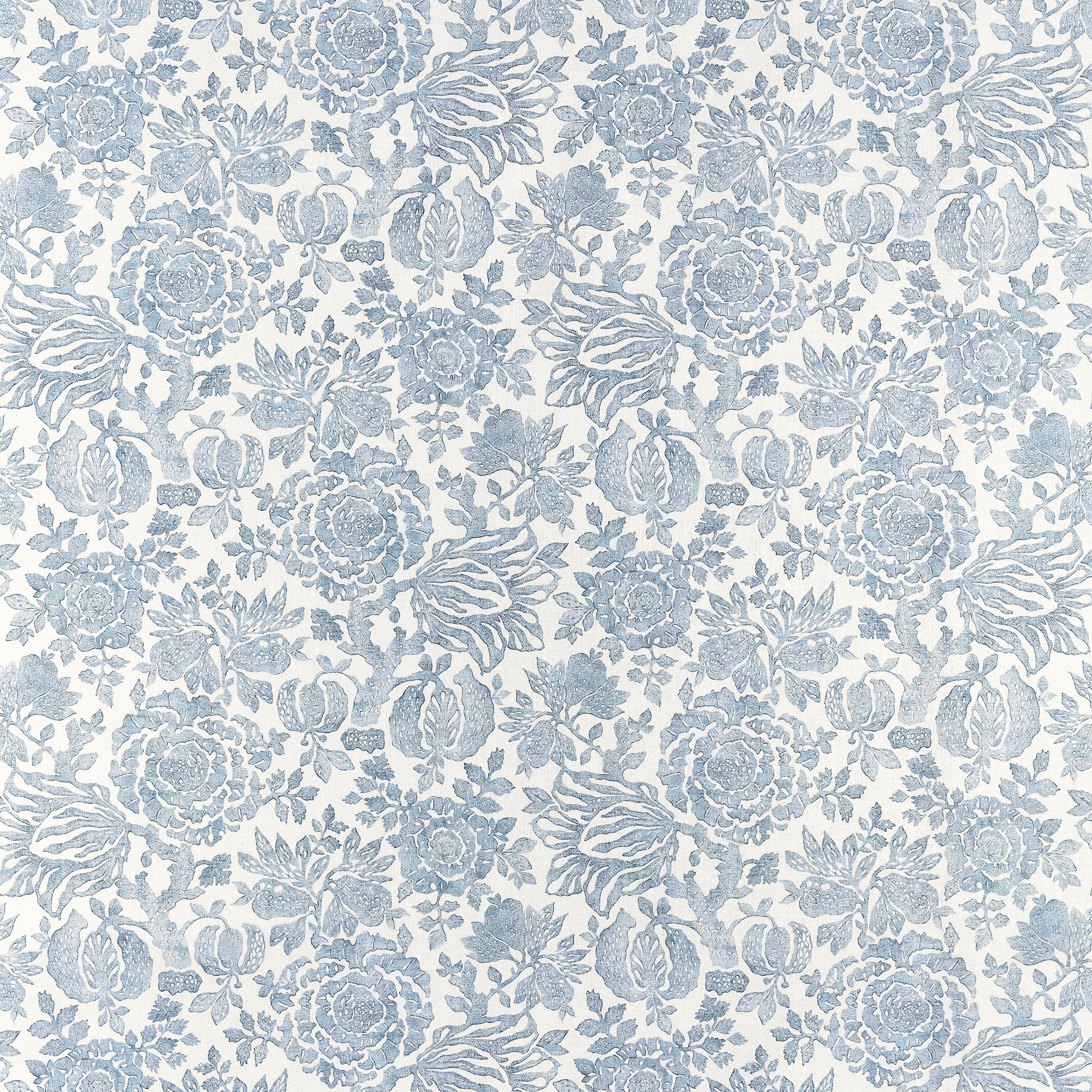 Sigourney fabric in blue color - pattern number AF10730 - by Anna French in the Clermont collection