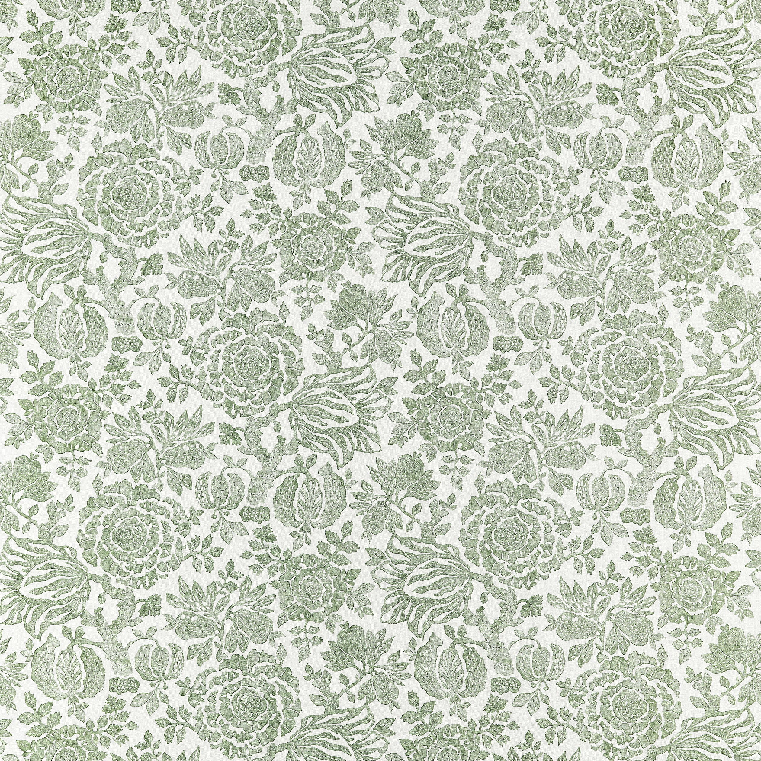 Sigourney fabric in green color - pattern number AF10733 - by Anna French in the Clermont collection