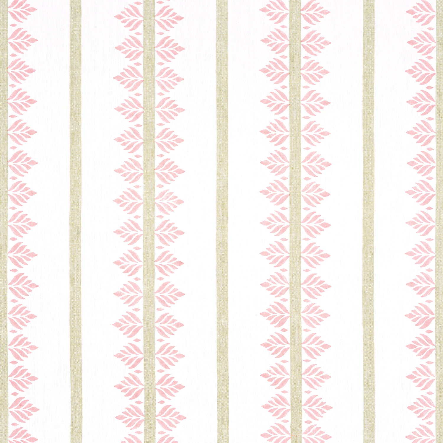 Fern Stripe fabric in Blush color - pattern number AF15100 - by Anna French in the Antilles collection