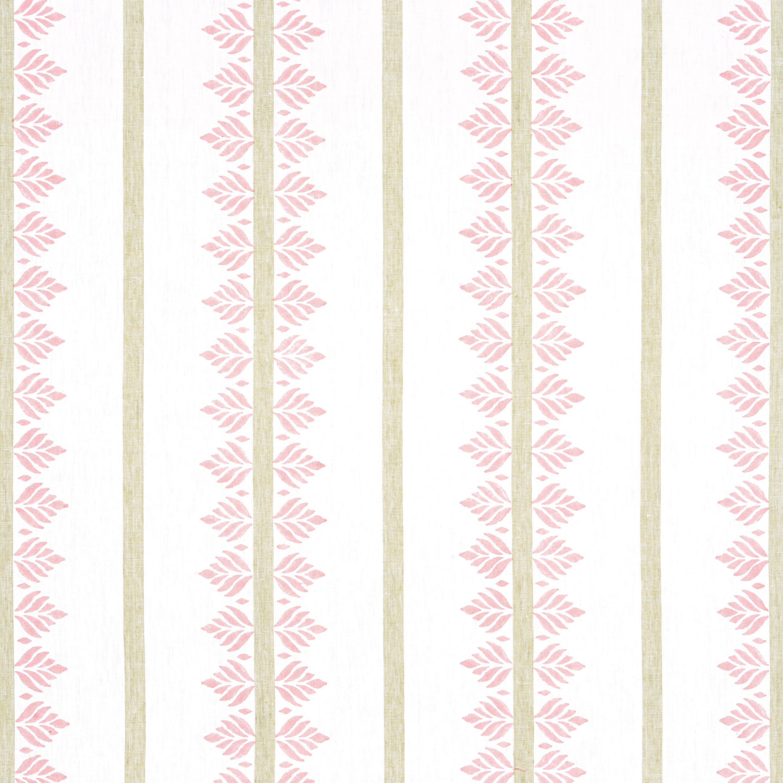 Fern Stripe fabric in Blush color - pattern number AF15100 - by Anna French in the Antilles collection