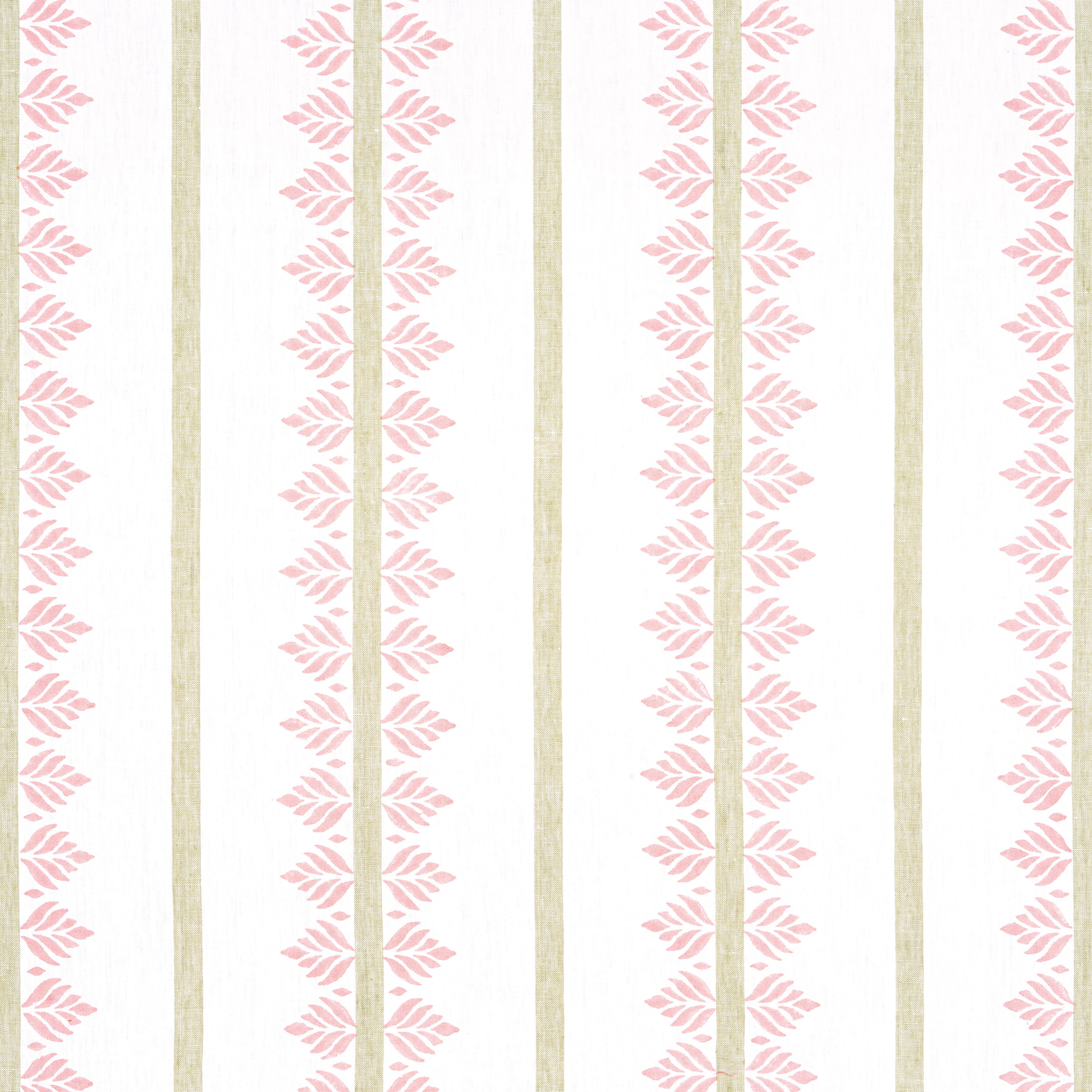 Fern Stripe fabric in Blush color - pattern number AF15100 - by Anna French in the Antilles collection