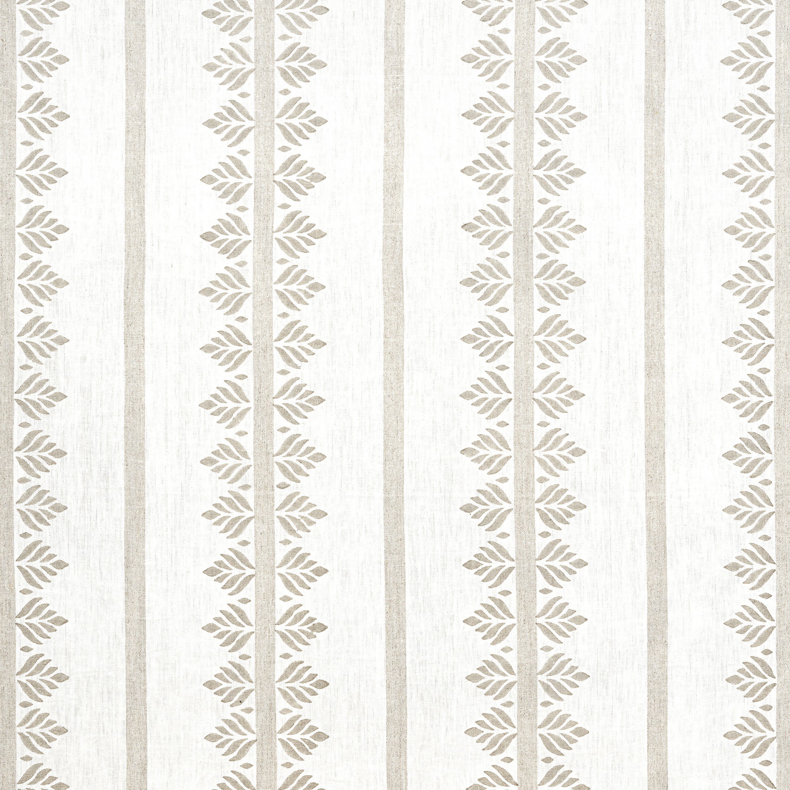 Fern Stripe fabric in beige color - pattern number AF15104 - by Anna French in the Antilles collection