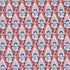 Cornwall fabric in red and blue color - pattern number AF15124 - by Anna French in the Antilles collection