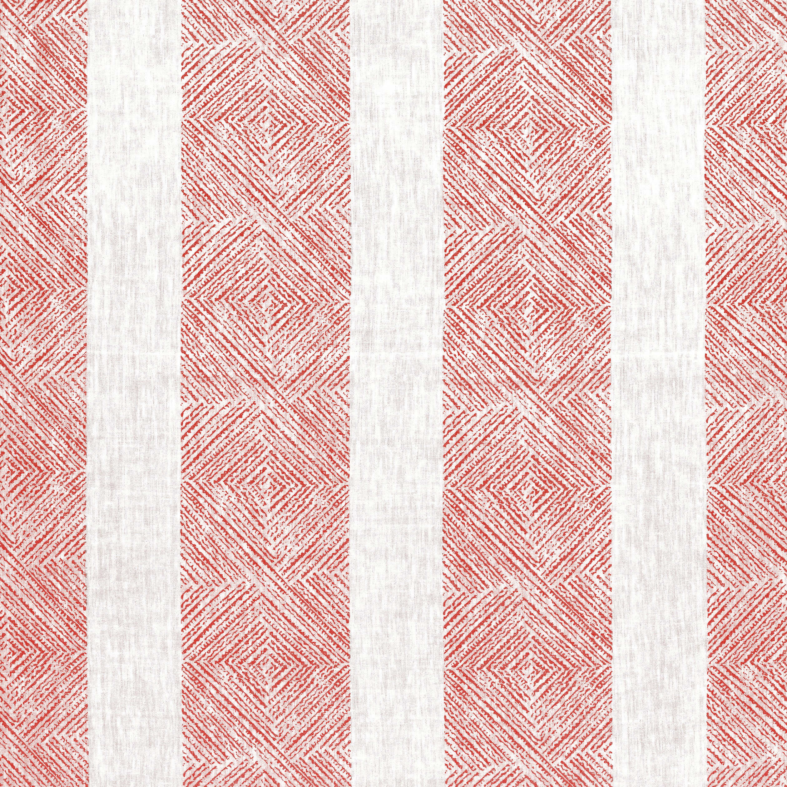 Clipperton Stripe fabric in red color - pattern number AF15126 - by Anna French in the Antilles collection