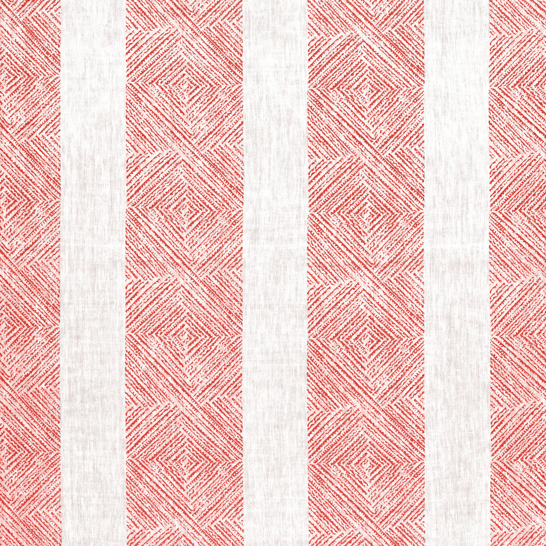 Clipperton Stripe fabric in red color - pattern number AF15126 - by Anna French in the Antilles collection