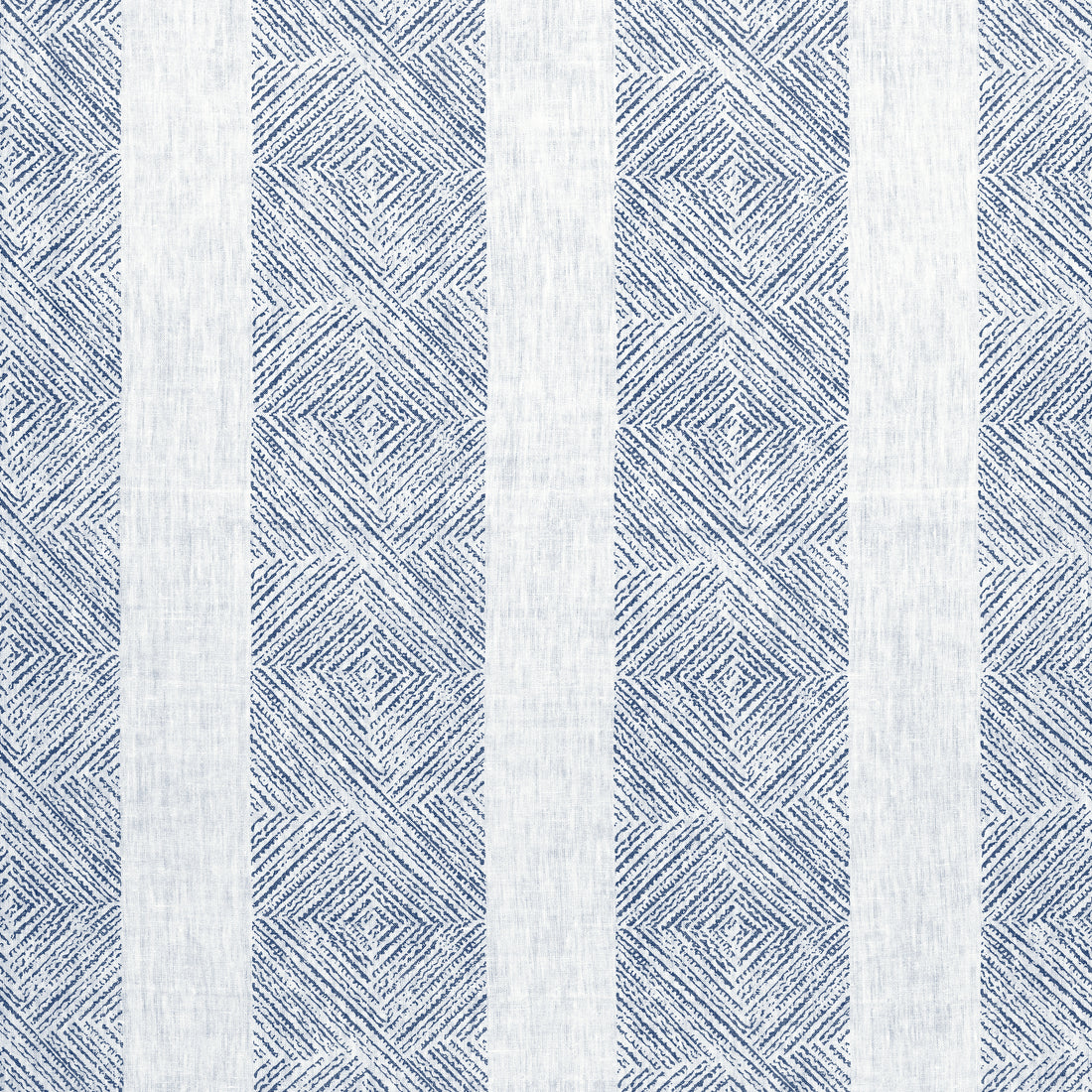 Clipperton Stripe fabric in navy color - pattern number AF15128 - by Anna French in the Antilles collection