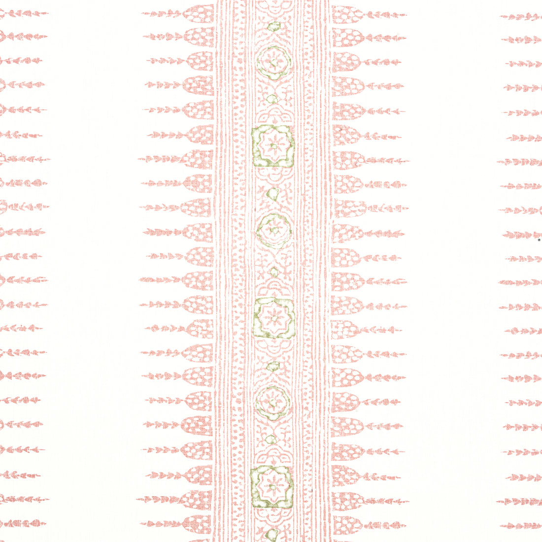 Javanese Stripe fabric in blush color - pattern number AF15135 - by Anna French in the Antilles collection