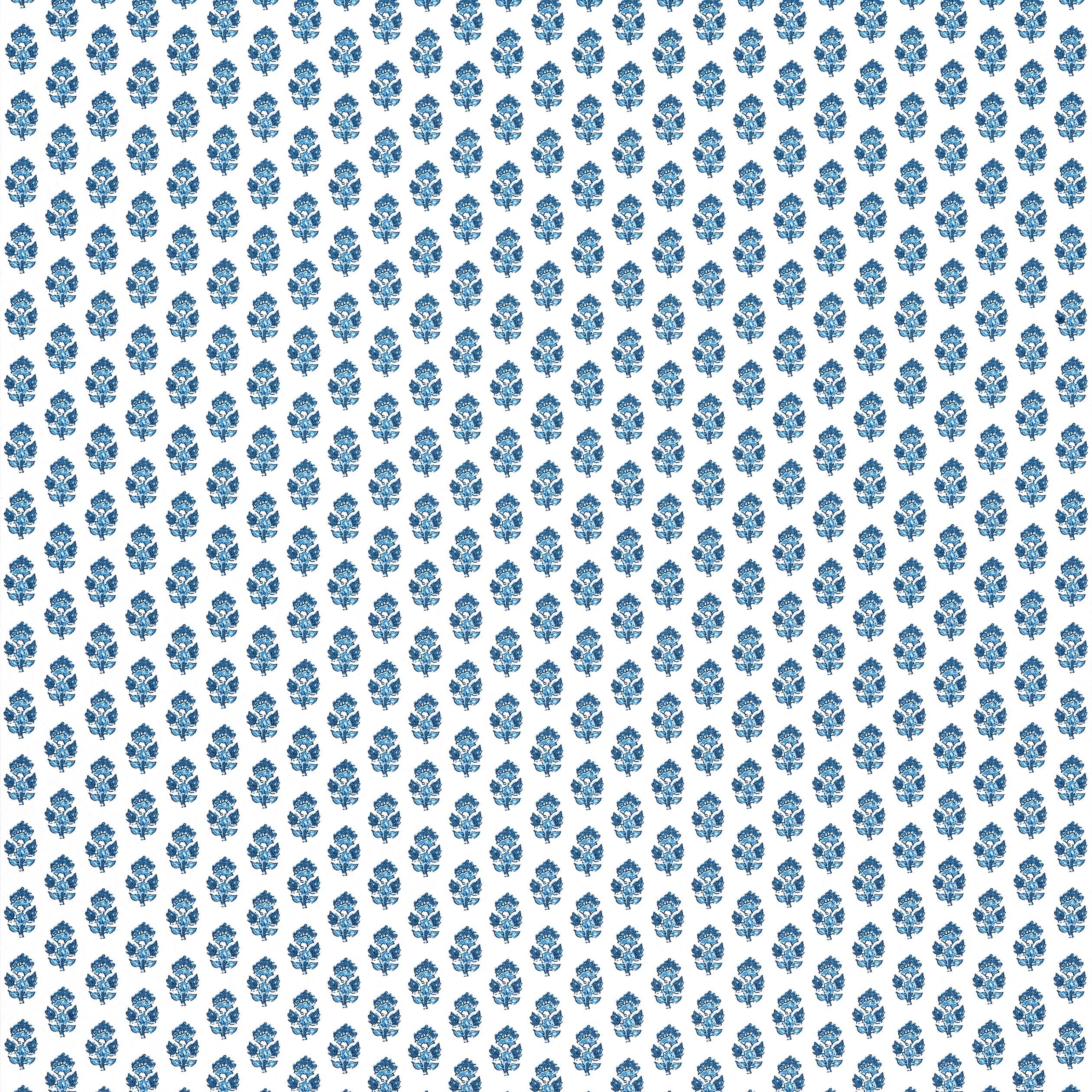 Julian fabric in blue color - pattern number AF15165 - by Anna French in the Antilles collection