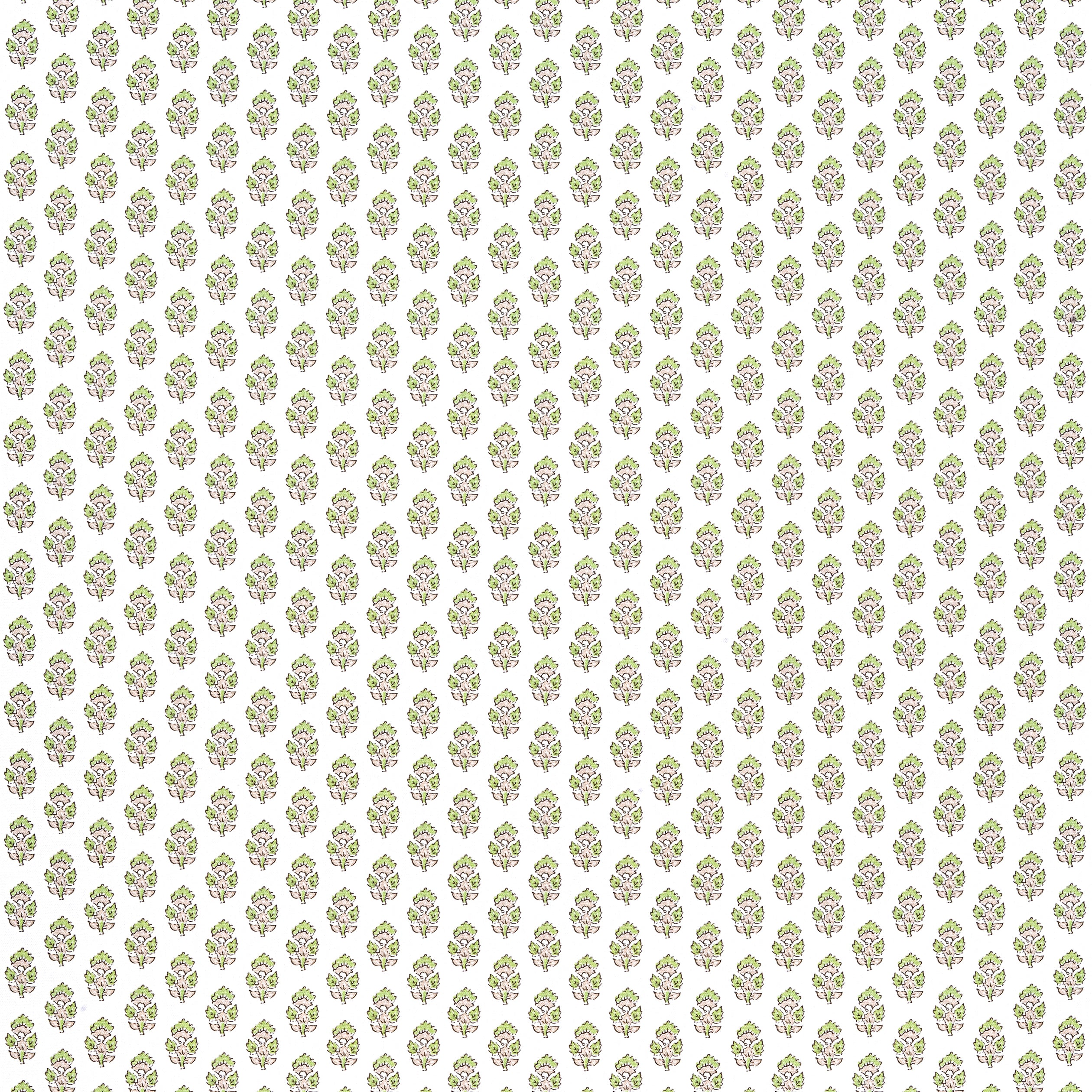 Julian fabric in green and beige color - pattern number AF15167 - by Anna French in the Antilles collection