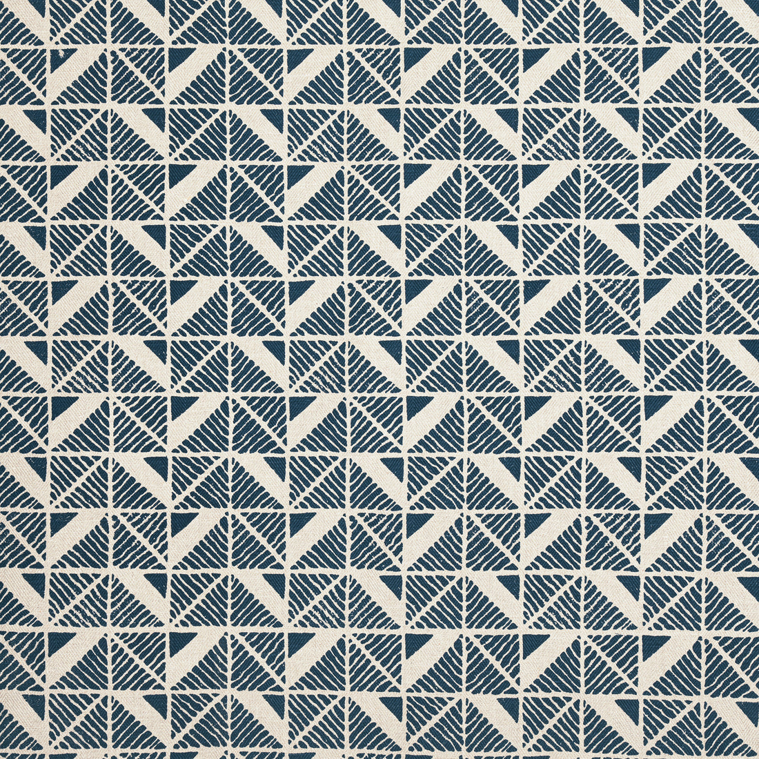 Bloomsbury Square fabric in navy color - pattern number AF23119 - by Anna French in the Willow Tree collection