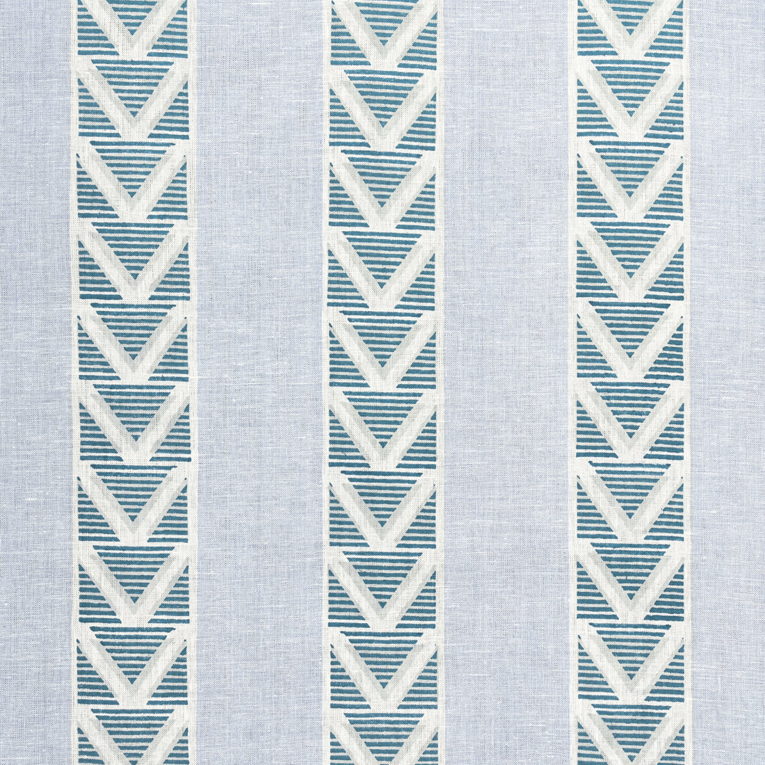 Burton Stripe fabric in blue color - pattern number AF23123 - by Anna French in the Willow Tree collection