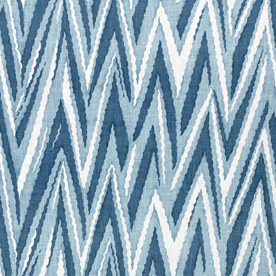 Highland Peak fabric in blue color - pattern number AF23138 - by Anna French in the Willow Tree collection