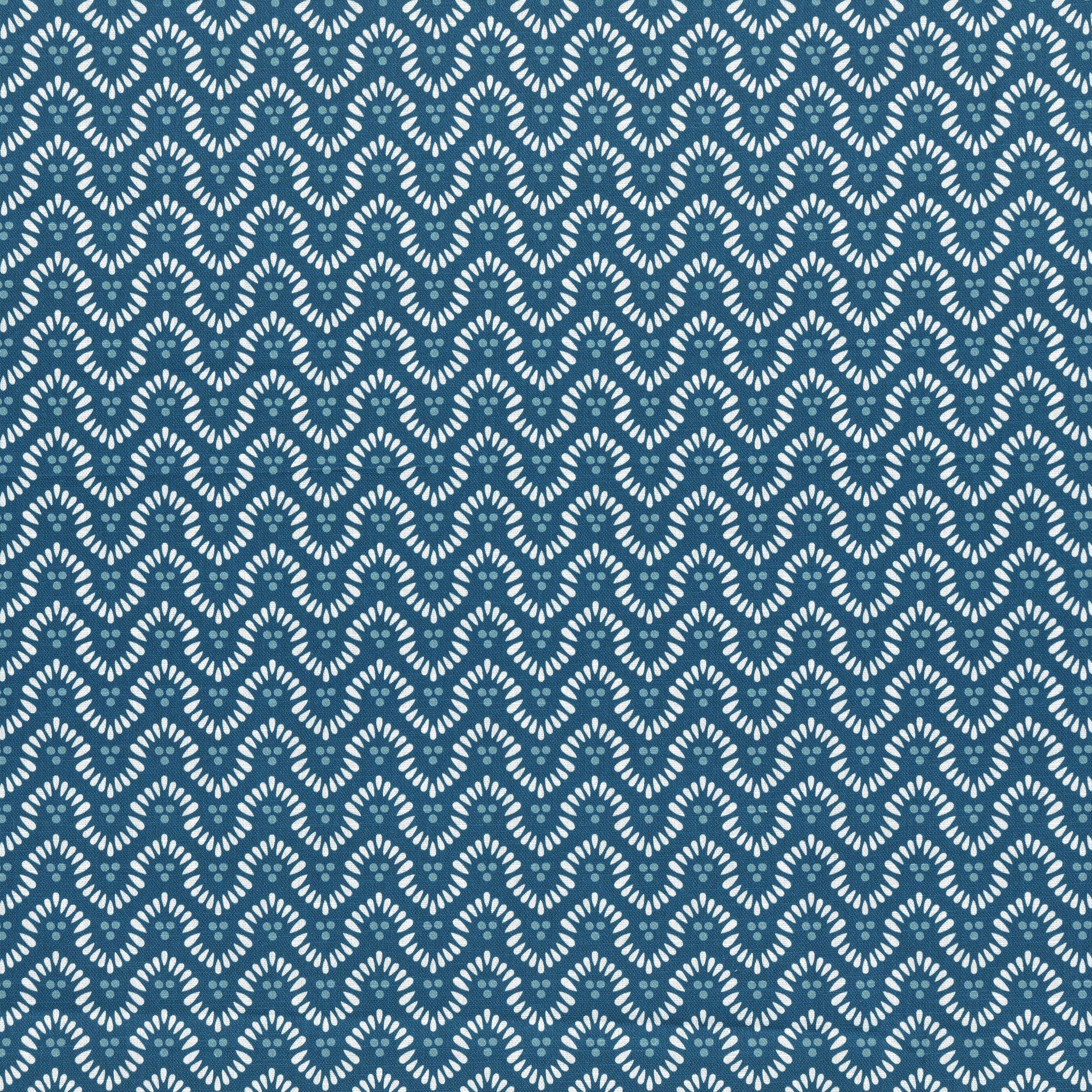 Wynford fabric in navy color - pattern number AF23149 - by Anna French in the Willow Tree collection