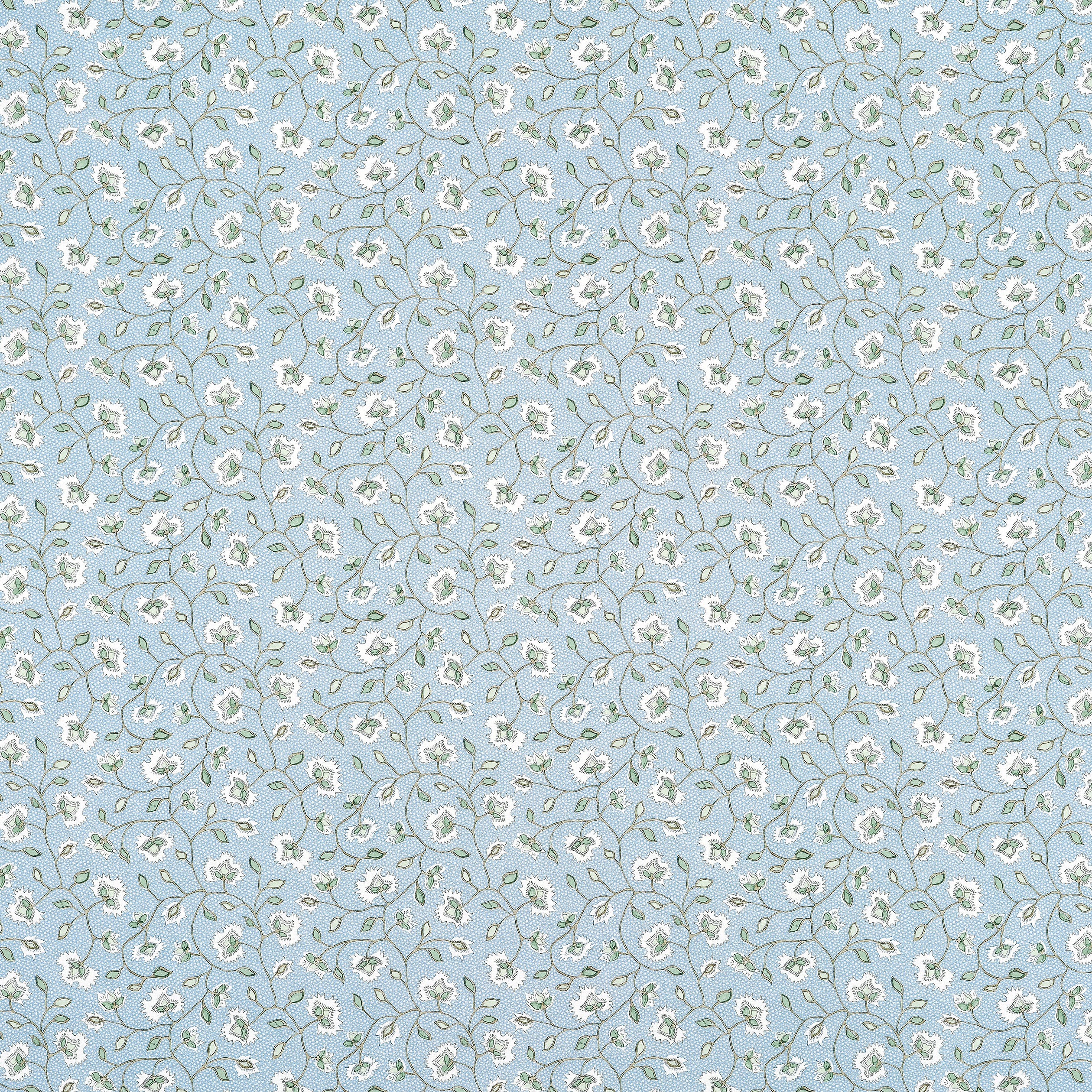 Chelsea fabric in soft blue and green color - pattern number AF57839 - by Anna French in the Bristol collection