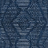 Mali fabric in navy color - pattern number AF78714 - by Anna French in the Palampore collection