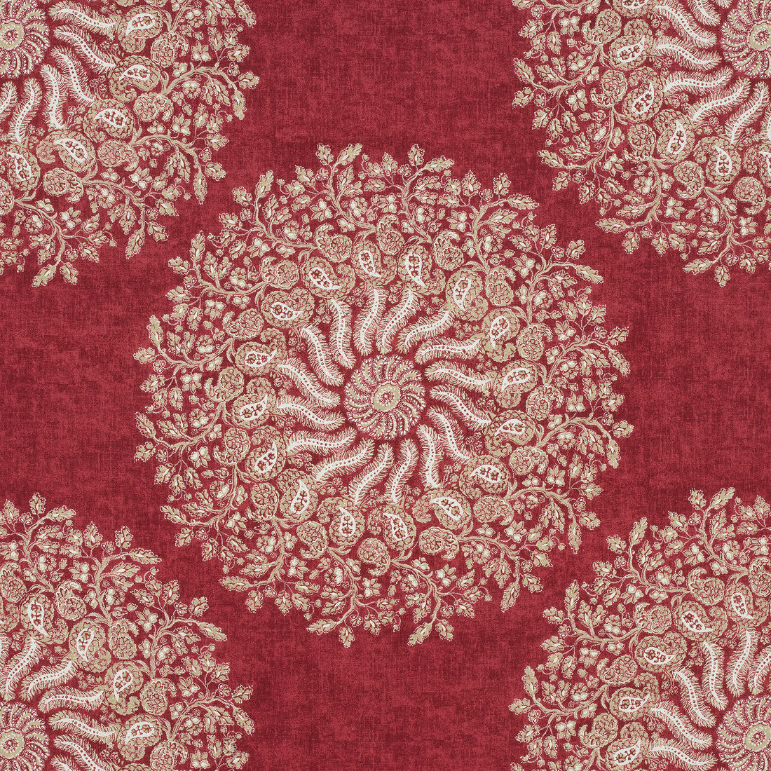 La Provence fabric in red color - pattern number AF78728 - by Anna French in the Palampore collection