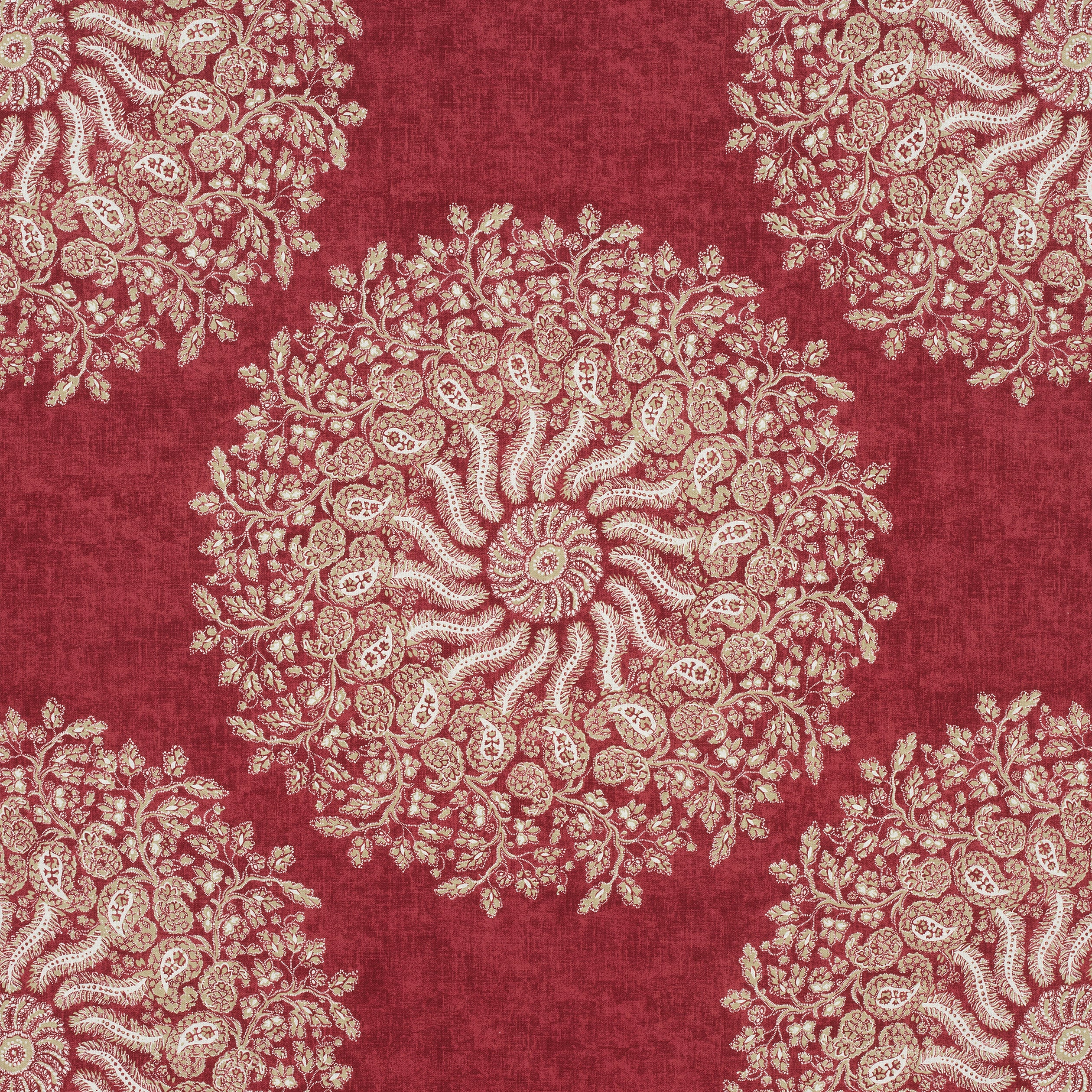 La Provence fabric in red color - pattern number AF78728 - by Anna French in the Palampore collection