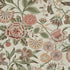 Cleo fabric in red and gold on flax  color - pattern number AF9618 - by Anna French in the Savoy collection