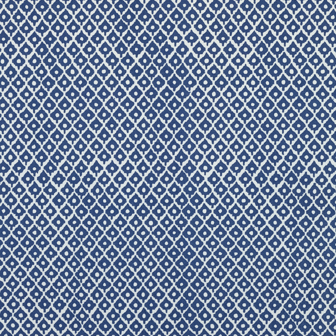Petit Arbre fabric in navy on white  color - pattern number AF9630 - by Anna French in the Savoy collection