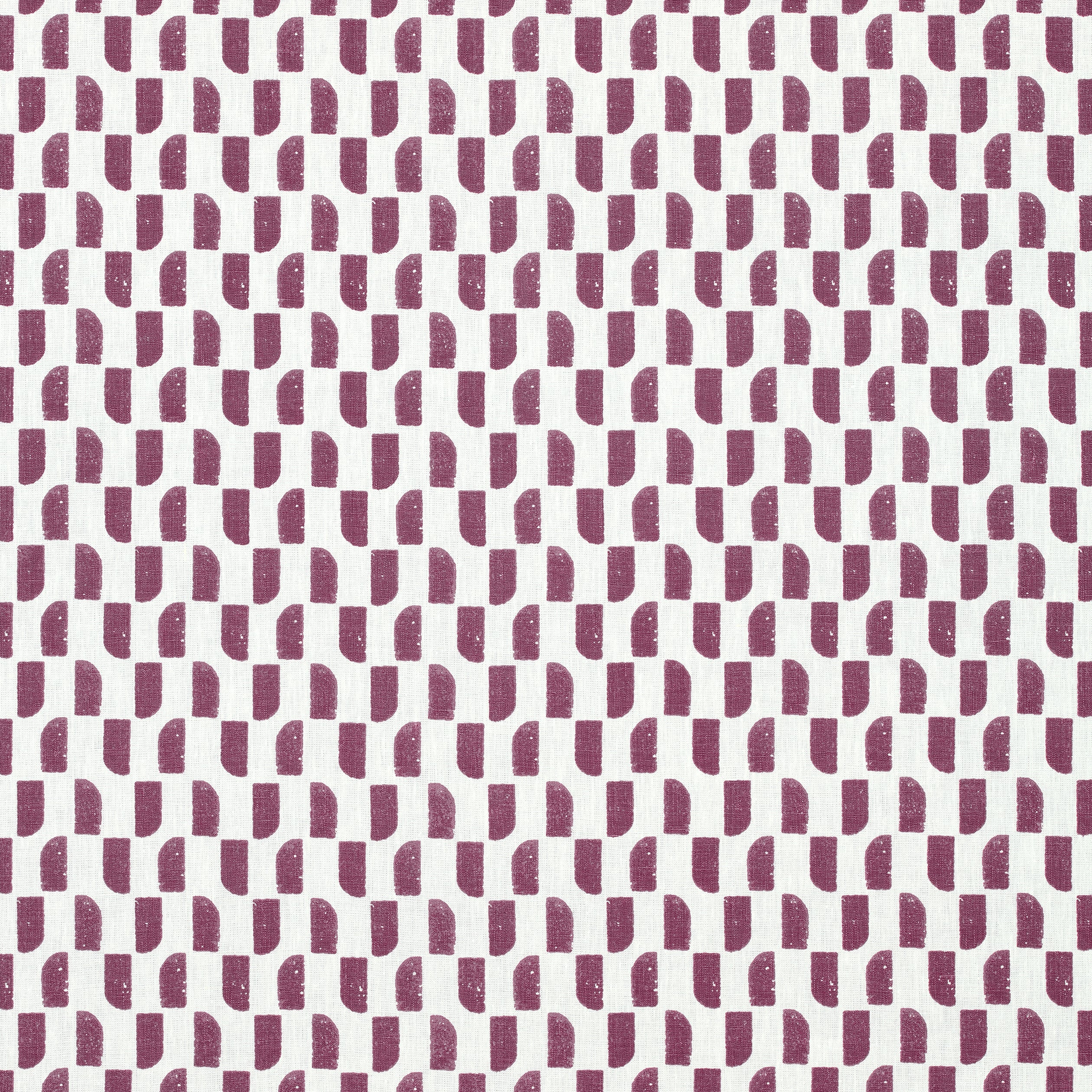 Akio fabric in eggplant color - pattern number AF9815 - by Anna French in the Nara collection