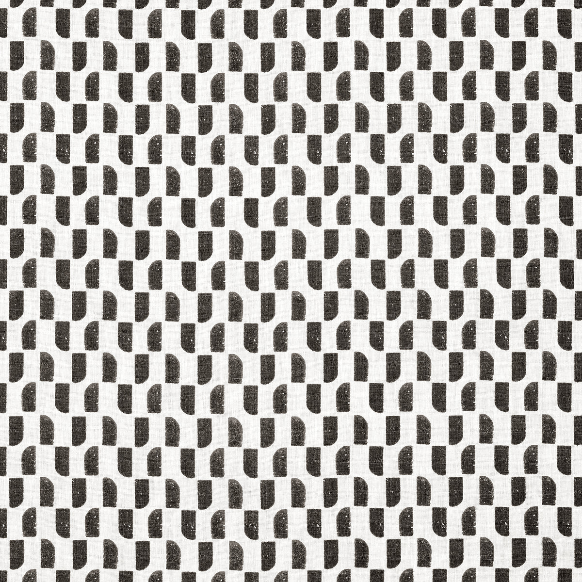 Akio fabric in black color - pattern number AF9818 - by Anna French in the Nara collection
