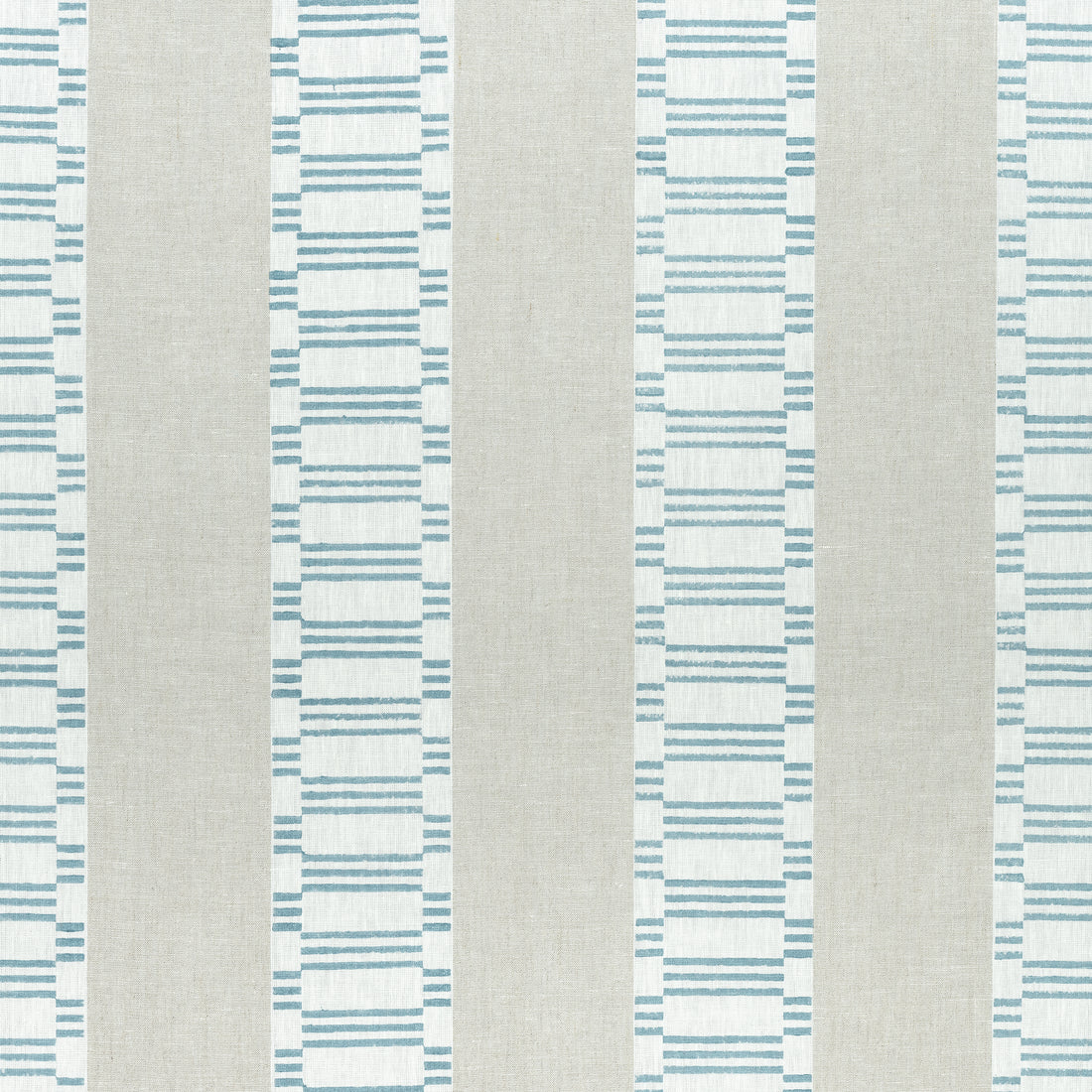 Japonic Stripe fabric in robins egg color - pattern number AF9821 - by Anna French in the Nara collection