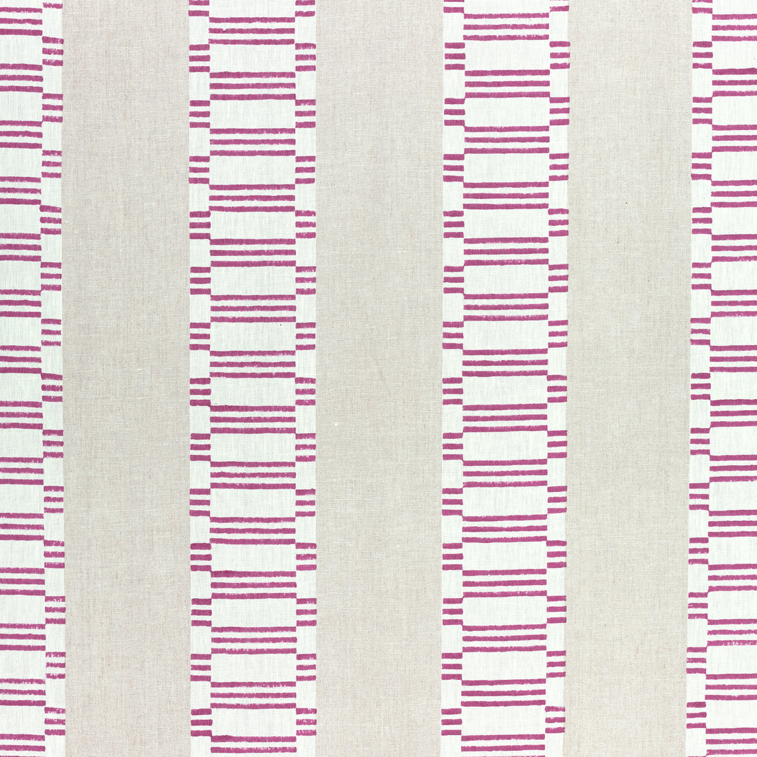 Japonic Stripe fabric in fuchsia color - pattern number AF9822 - by Anna French in the Nara collection