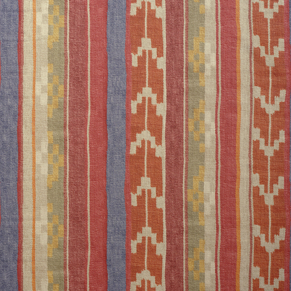 Indus fabric in brick color - pattern AM100338.912.0 - by Kravet Couture in the Andrew Martin Hindukush collection