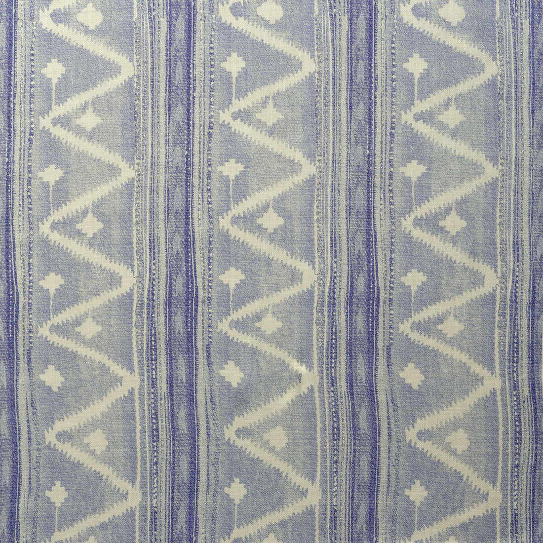 Babylon fabric in denim color - pattern AM100340.5.0 - by Kravet Couture in the Andrew Martin Hindukush collection
