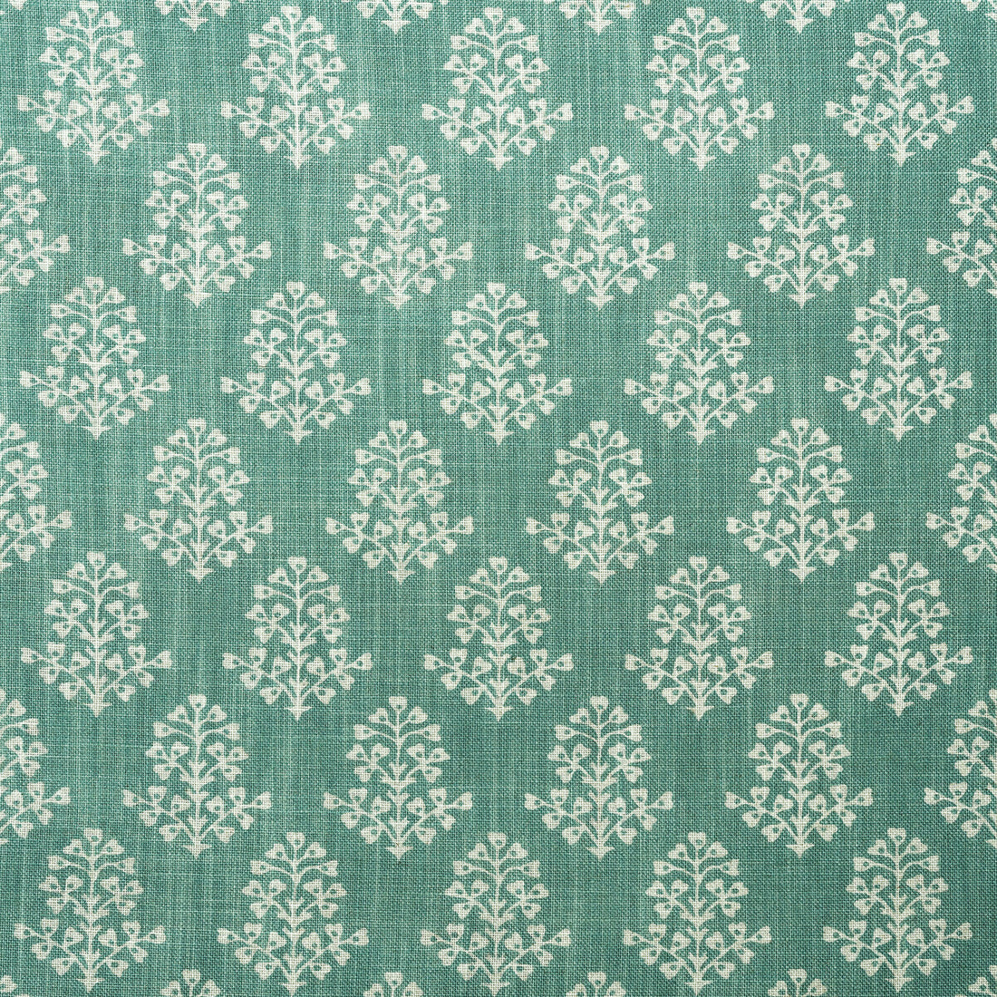 Sprig fabric in turquoise color - pattern AM100384.13.0 - by Kravet Couture in the Andrew Martin Garden Path collection