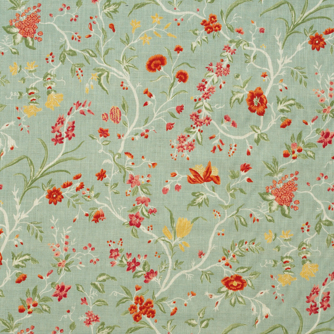 Ramble fabric in duck egg color - pattern AM100409.512.0 - by Kravet Couture in the Andrew Martin The Secret Garden collection