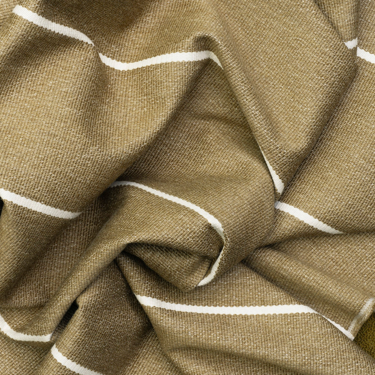 Desert Stripe fabric in Ivory color - pattern number AM100465.166.0 - by Kravet Couture in the Andrew Martin G.O.A.T. collection